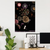 Feuerwerk Poster (Heimbüro)