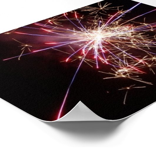 Feuerwerk Poster (Ecke)
