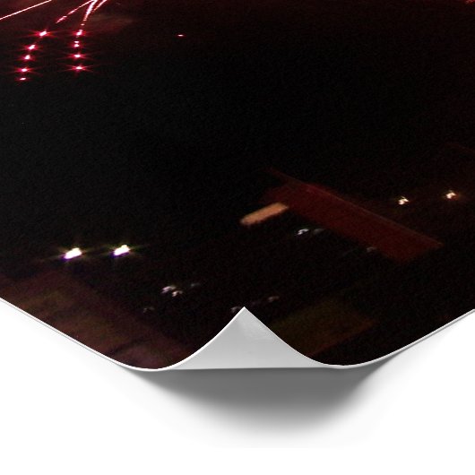 Feuerwerk Poster (Ecke)