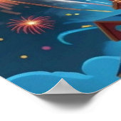 Feuerwerk Poster (Ecke)