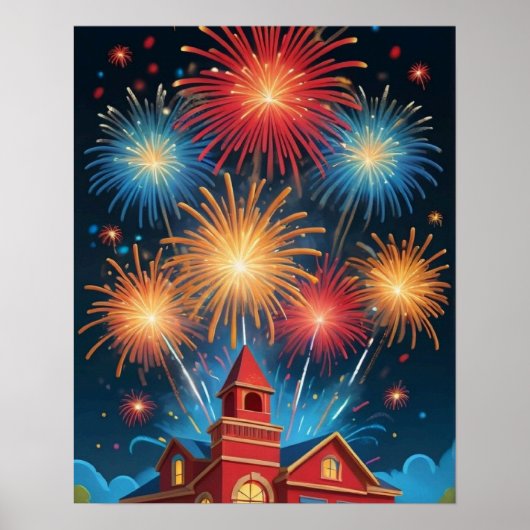Feuerwerk Poster (Vorne)