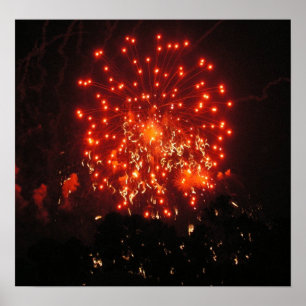 Feuerwerk-Poster Poster