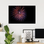 Feuerwerk-Poster Poster (Heimbüro)