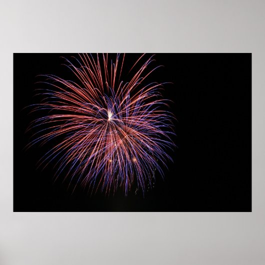 Feuerwerk-Poster Poster (Vorne)