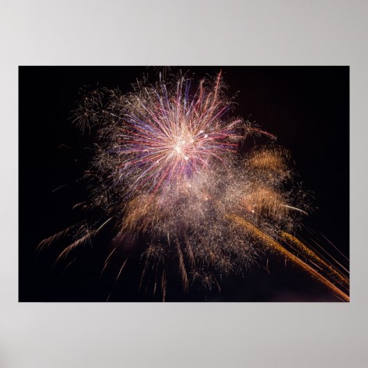 Feuerwerk-Poster Poster (Vorne)