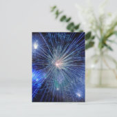 Feuerwerk-Poster Postkarte (Stehend Vorderseite)