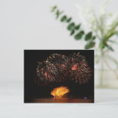 Feuerwerk Postkarte (Stehend Vorderseite)