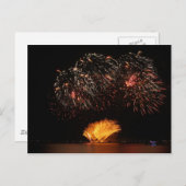 Feuerwerk Postkarte (Vorne/Hinten)