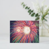 Feuerwerk Postkarte (Stehend Vorderseite)