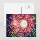 Feuerwerk Postkarte (Vorne/Hinten)