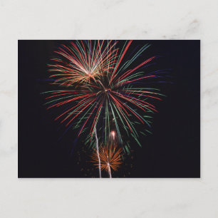 Feuerwerk Postkarte