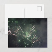 Feuerwerk Postkarte (Vorne/Hinten)