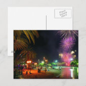 Feuerwerk Postkarte (Vorne/Hinten)