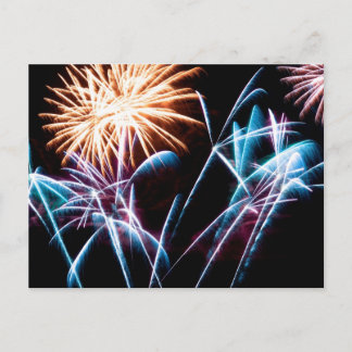Feuerwerk Postkarte
