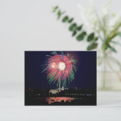 Feuerwerk-Postkarte Postkarte (Stehend Vorderseite)