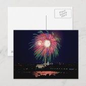 Feuerwerk-Postkarte Postkarte (Vorne/Hinten)