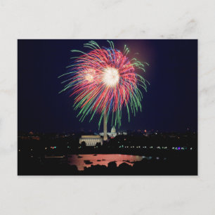 Feuerwerk-Postkarte Postkarte