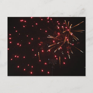 Feuerwerk-Postkarten Postkarte