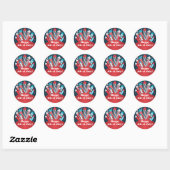 Feuerwerk Raketen 4. Juli Party Stickers (Blatt)