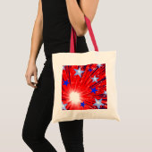 Feuerwerk Red White Blue Tasche (Vorderseite (Produkt))