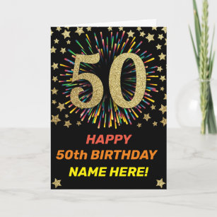 Geburtstagskarte 50 jahre mann