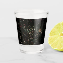 Feuerwerk-Schiebeglas Schnapsglas