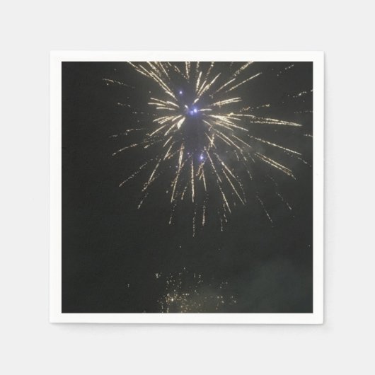 Feuerwerk Serviette NYE (Vorderseite)