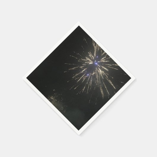 Feuerwerk Serviette NYE (Ecke)