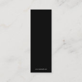 Feuerwerk-Strom-Lesezeichen Mini Visitenkarte (Rückseite)