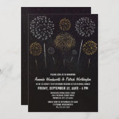 Feuerwerk Themenabende Probe Einladungen (Vorne/Hinten)