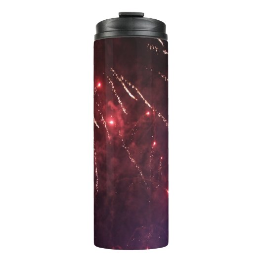 Feuerwerk Thermal Tumbler Thermosbecher (Vorderseite)