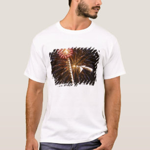 Feuerwerk über dem Savannah River T-Shirt