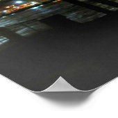 Feuerwerk über New York Skyline Poster (Ecke)