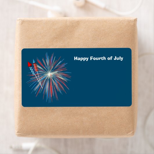 Feuerwerk und Raketen am 4. Juli animiert (Insitu)