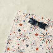 Feuerwerk und Sterne Strandtuch (Beispiel)