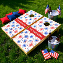 Feuerwerk USA Familien-Sommerfeier
