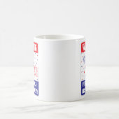 Feuerwerk-Warnschild Kaffeetasse (Mittel)