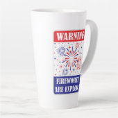 Feuerwerk-Warnschild Milchtasse (Rechte Ecke)