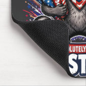Feuerwerk-Waschbär 4. Juli-Mauspad Mousepad (Ecke)