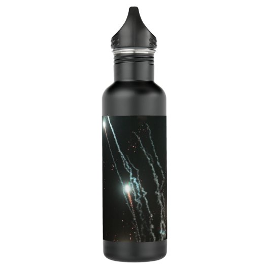 Feuerwerk Wasserflasche Edelstahlflasche (Links)