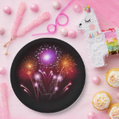 Feuerwerk-WegwerfTeller Pappteller (Party)