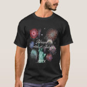 Feuerwerk zum Unabhängigkeitstag T-Shirt (Vorderseite)