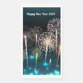 Feuerwerke 2024 - Frohes neues Jahr Serviette (Vorderseite)