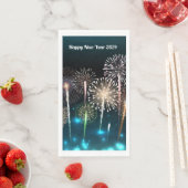 Feuerwerke 2024 - Frohes neues Jahr Serviette (Beispiel)