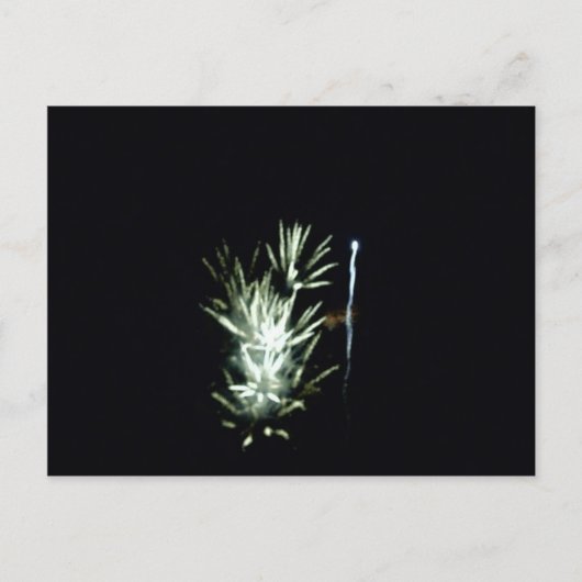 Feuerwerke! 4. Juli Design Postkarte (Vorderseite)
