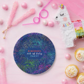 Feuerwerke 4. personalisierten Sommers des Pappteller (Party)