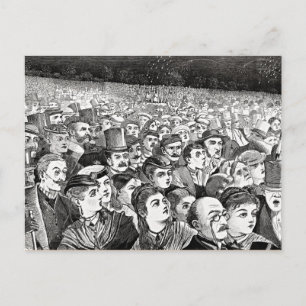 Feuerwerke an der Nacht des Amerikanischen Unabhän Postkarte