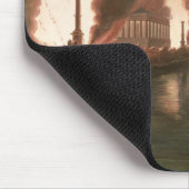Feuerwerke auf der Seine Mousepad (Ecke)