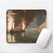 Feuerwerke auf der Seine Mousepad (Mit Mouse)