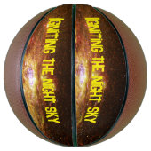 Feuerwerke aus Star Formation Yellow | Basketball (Vertikal)